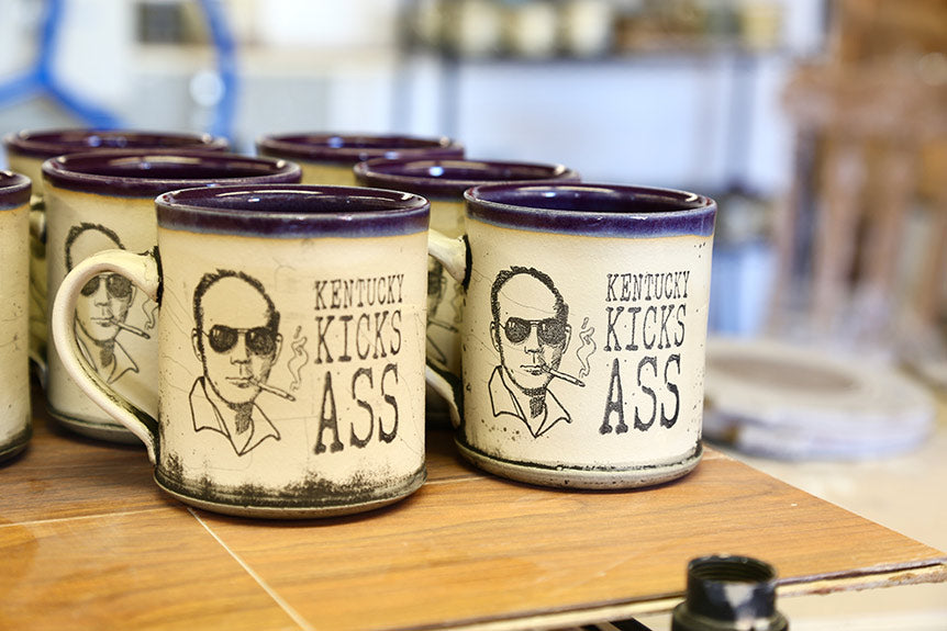 Hunter S. Thompson Mugs<br> by David Kring