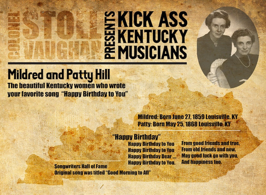 COLONEL STOLL VAUGHAN PRESENTS KICK ASS KENTUCKY MUSICIANS