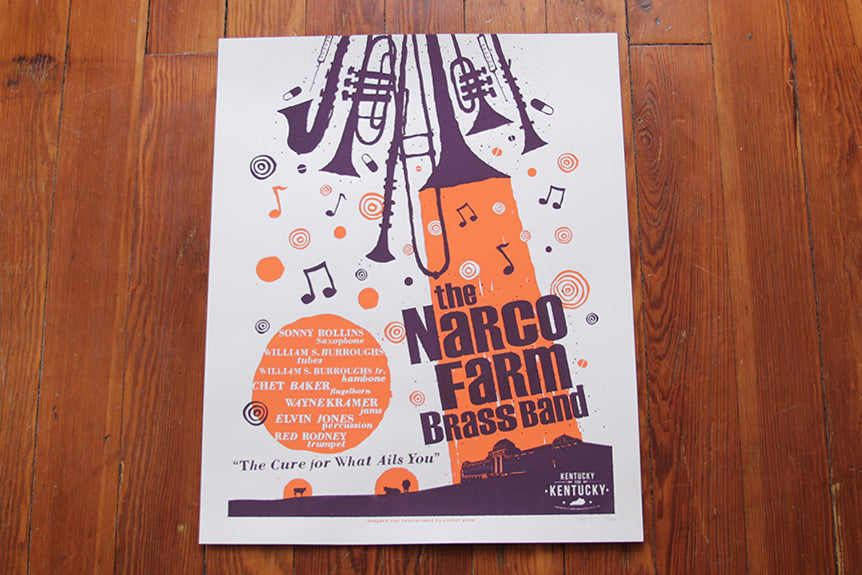The Narco Farm Brass Band Print