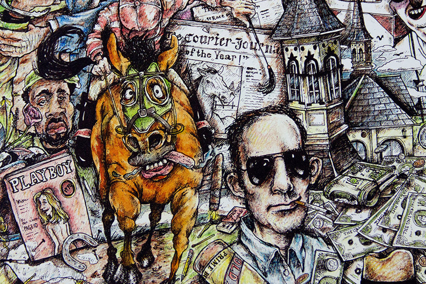 ‘The Kentucky Derby Is Decadent and Depraved’ print by Ben Wade