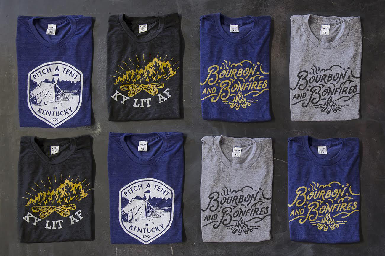 New Kentucky Camping Tees