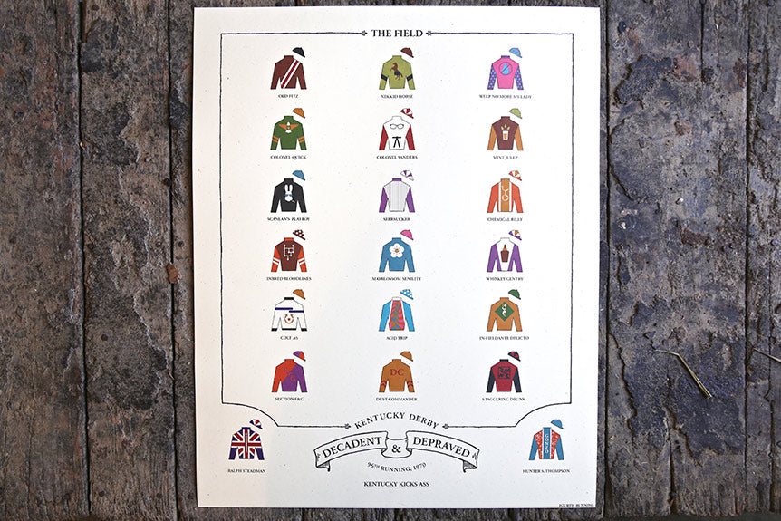 "The Kentucky Derby Is Decadent & Depraved" Prints
