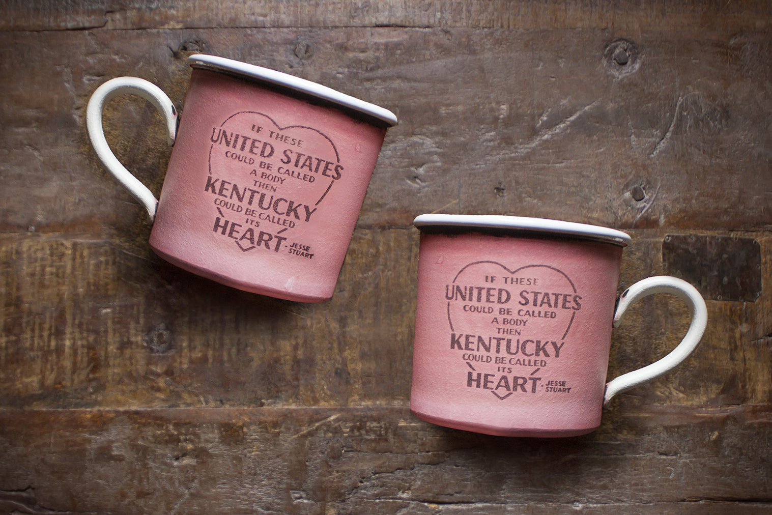 KY Heart Mugs By David Kring