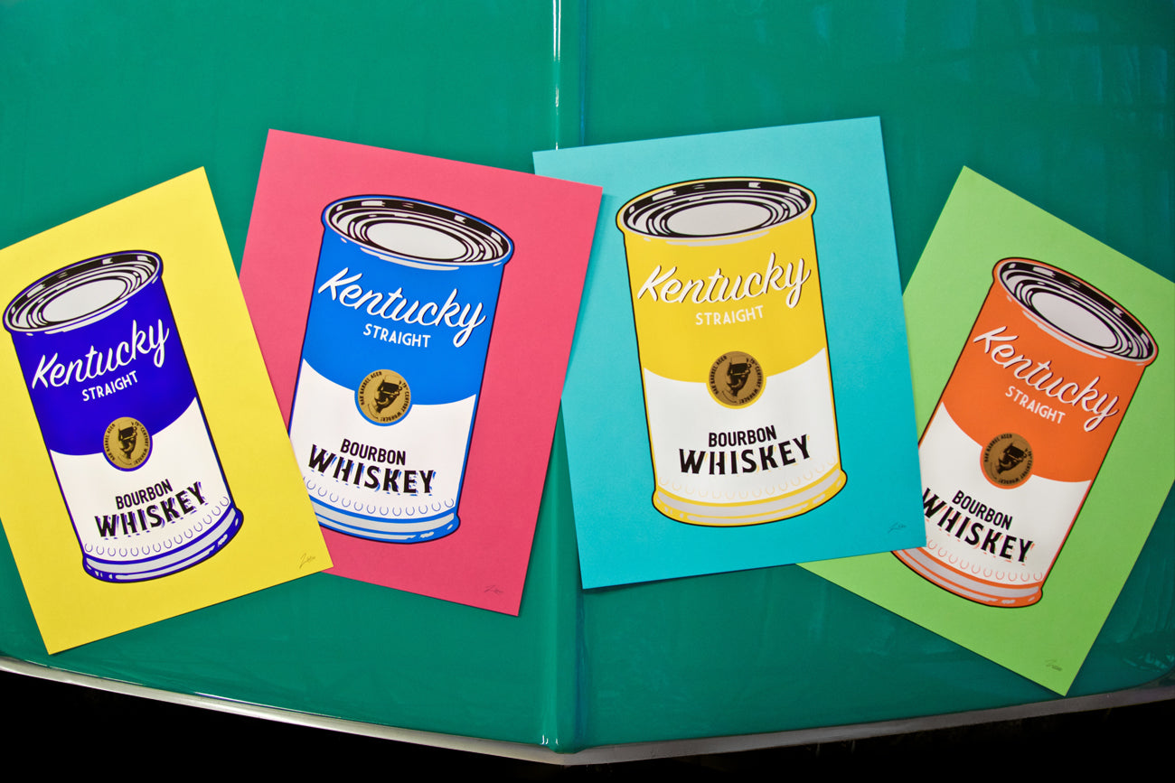 "KY Bourbon Can Art" Print Series