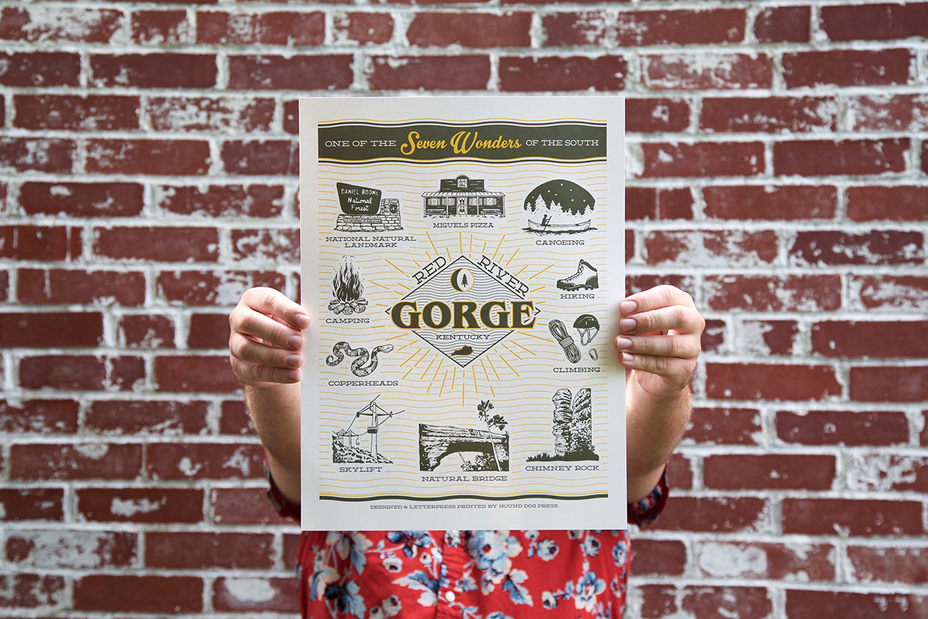 Red River Gorge Prints By Hound Dog Press