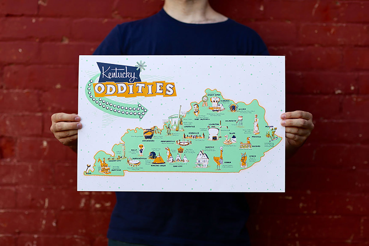 Kentucky Oddities Print by Rachael Sinclair