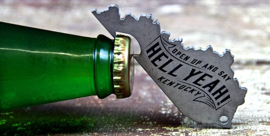 Kentucky Shaped Bottle Openers for Proud Kentuckians!