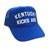 Kentucky Kicks Ass Trucker Hat (All Royal)
