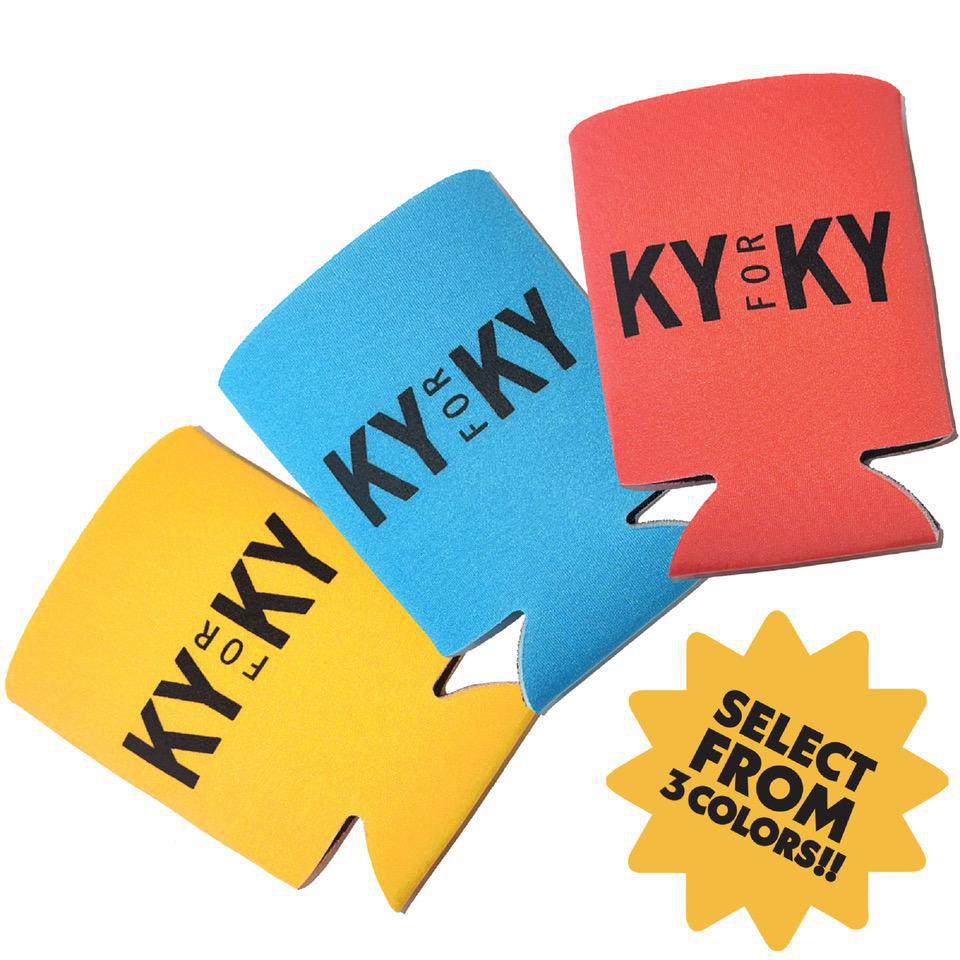 KY for KY Logo Koozie