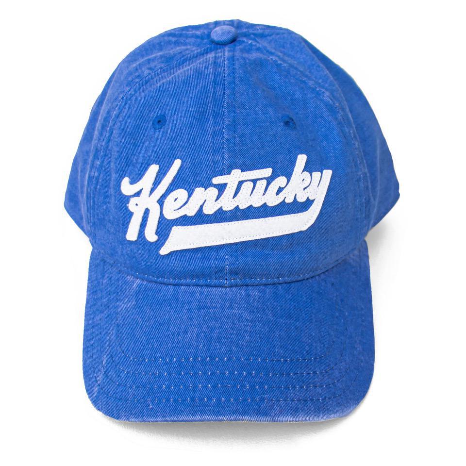 Kentucky Vintage Baseball Hat (Aged Royal)
