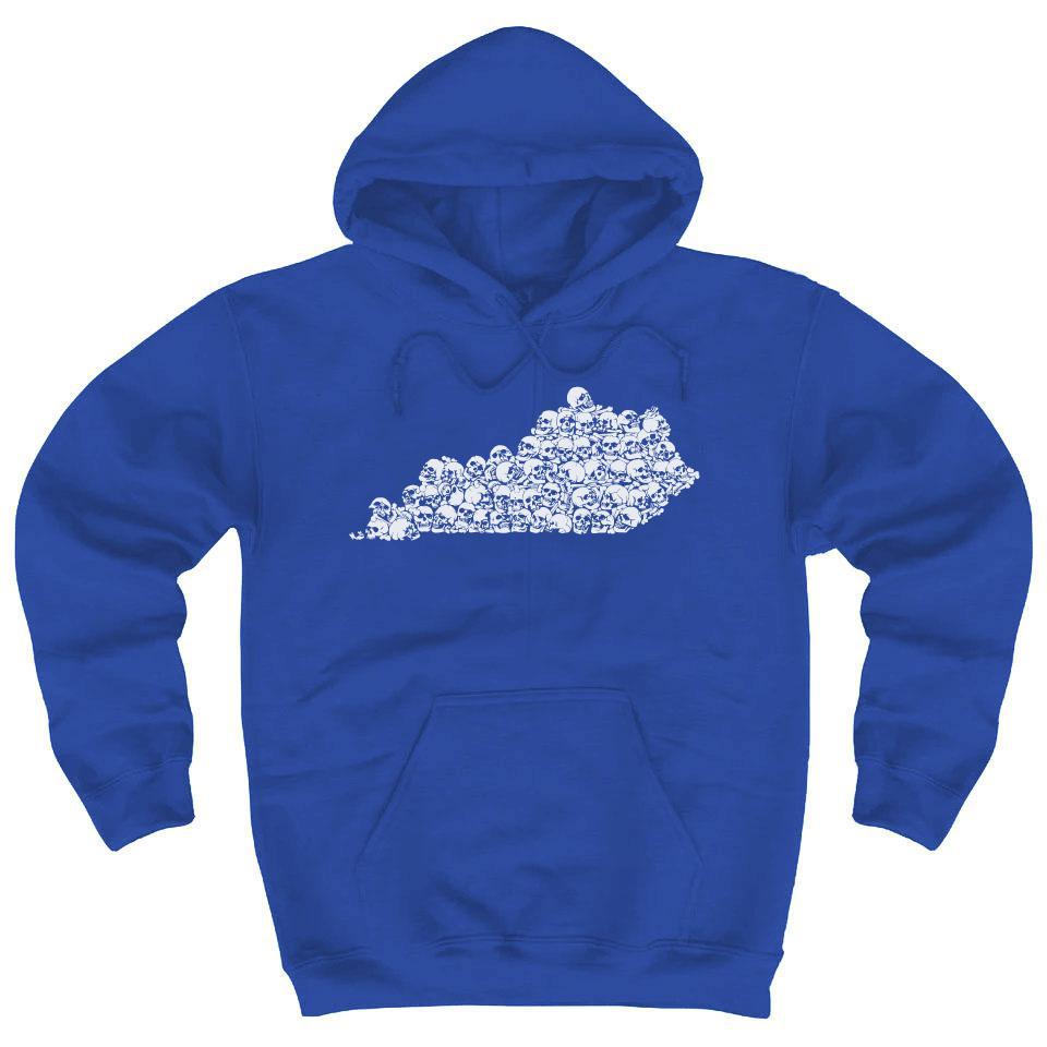 Skulls KY Shape Hoodie (Royal)