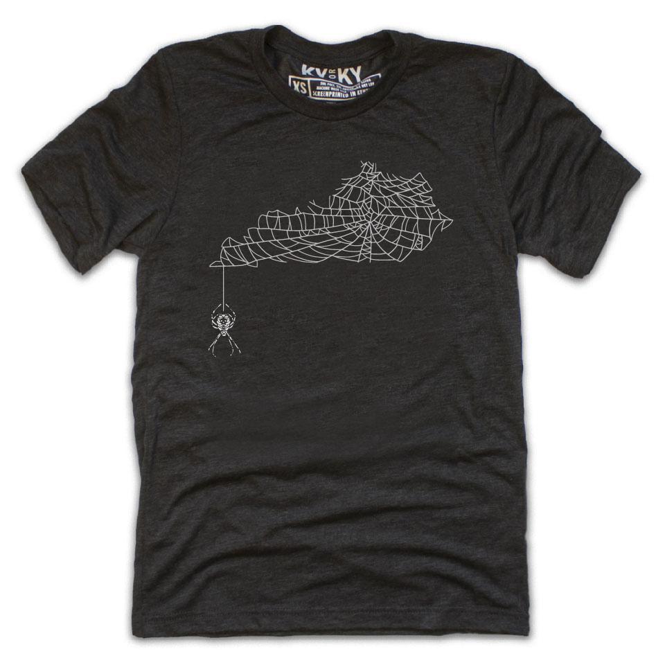 Spider Web KY Shape T-Shirt (Black)