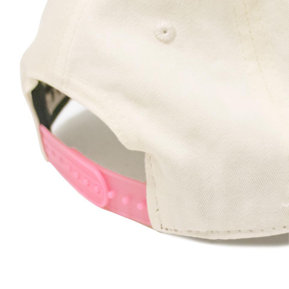 Cocaine Bear Trademark Hat (Cream/Pink)