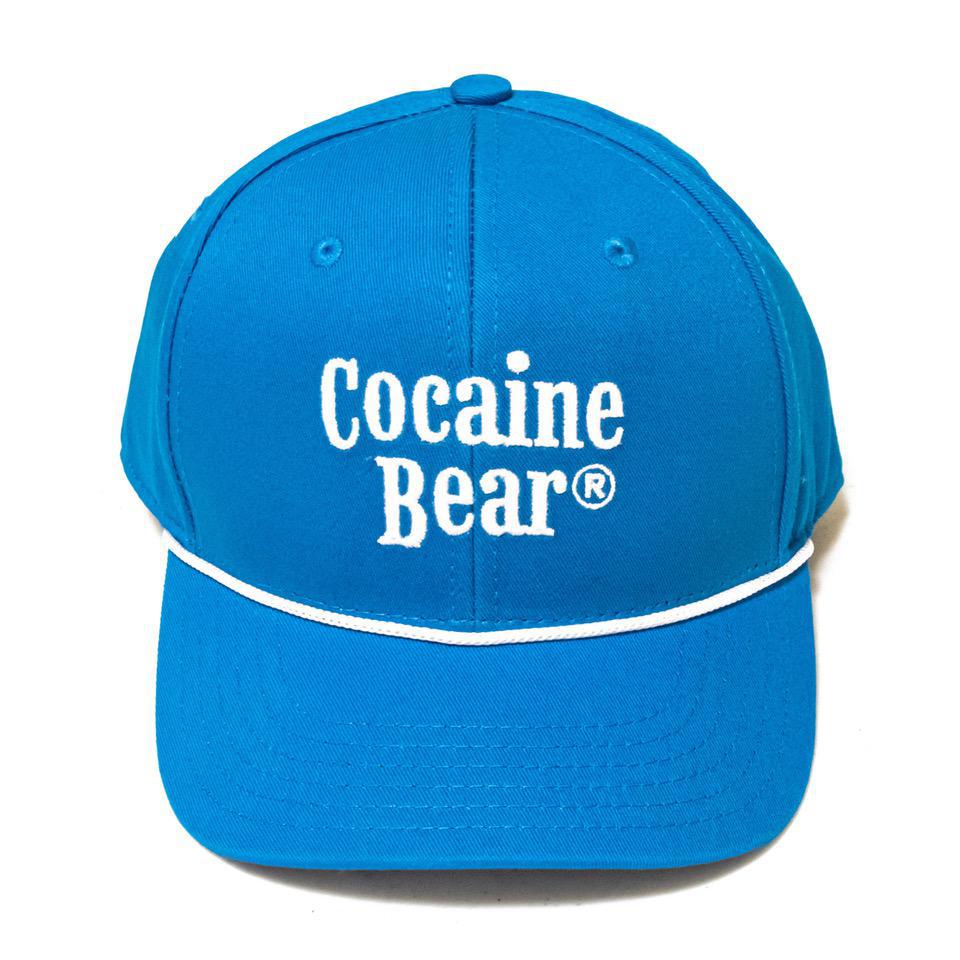 Cocaine Bear Trademark Hat (Electric Blue)