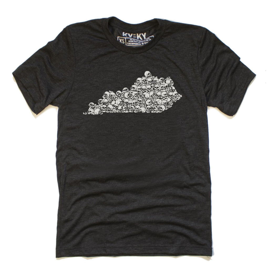 Skulls KY Shape T-Shirt (Black)