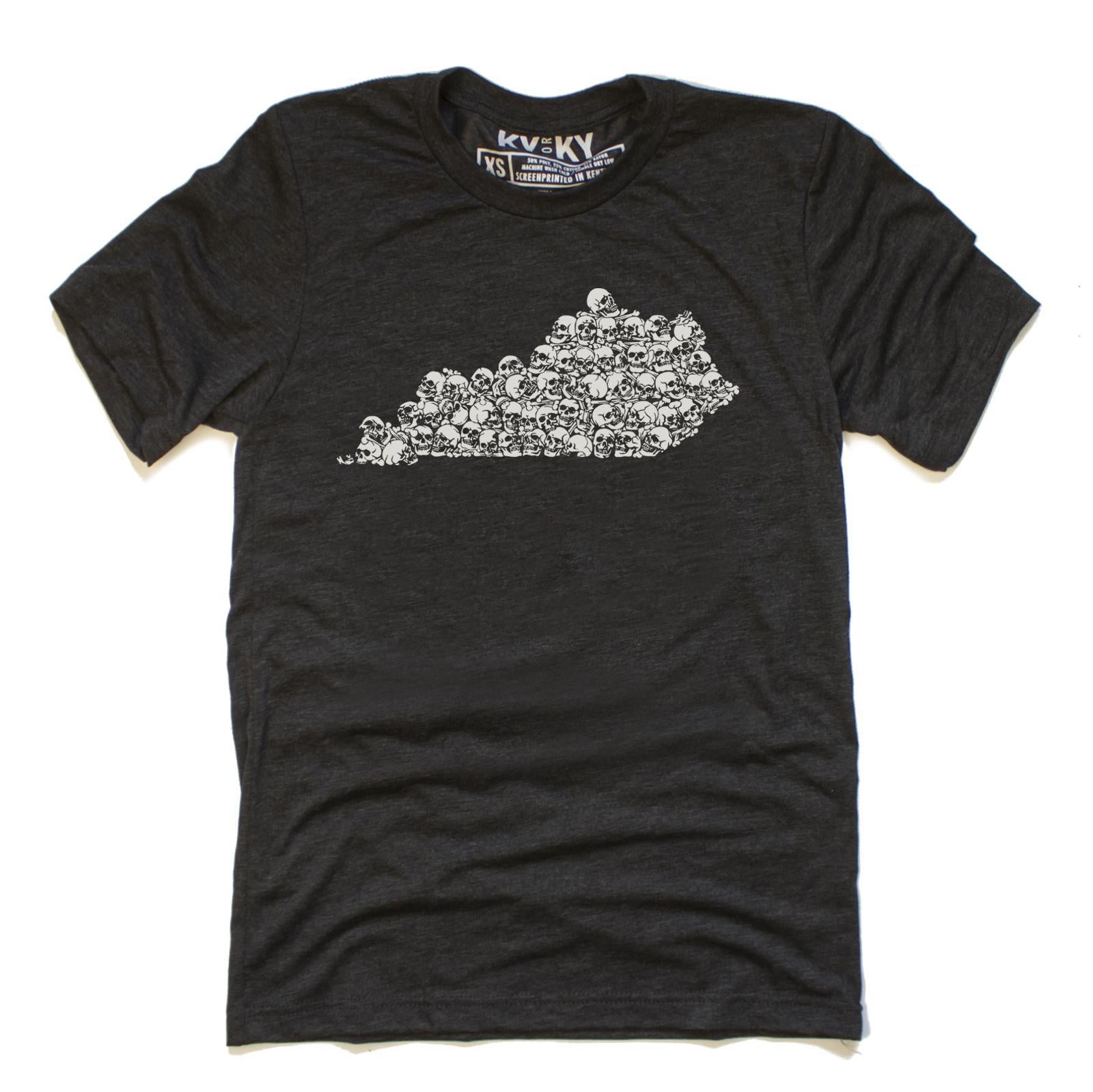 Skulls KY Shape T-Shirt (Black)