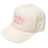 Cocaine Bear Trademark Hat (Cream/Pink)