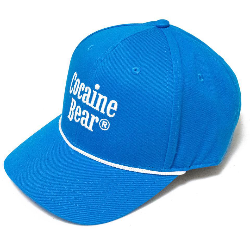 Cocaine Bear Trademark Hat (Electric Blue)