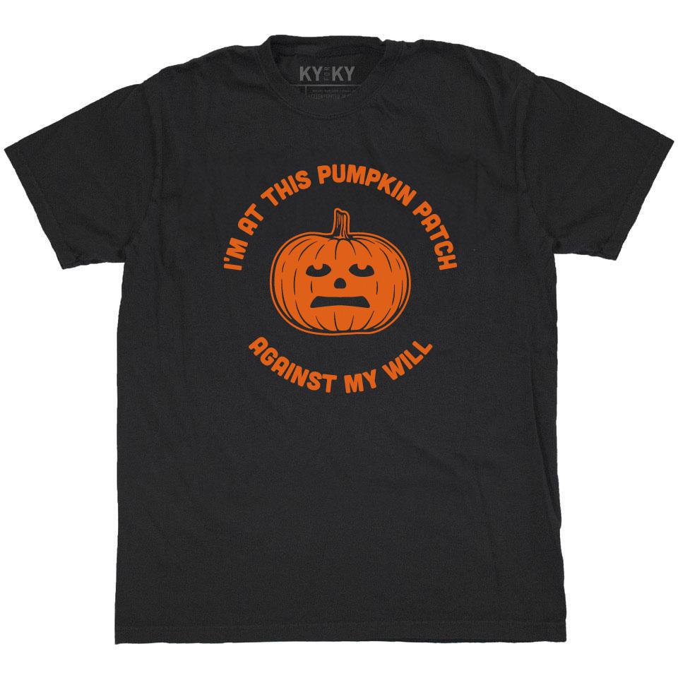 KIDDAD Women's Halloween T-Shirt - 'Meet Me At The Pumpkin Patch' Graphic Tee, Short Sleeve, Light Gray, Sizes S-XL - View #7