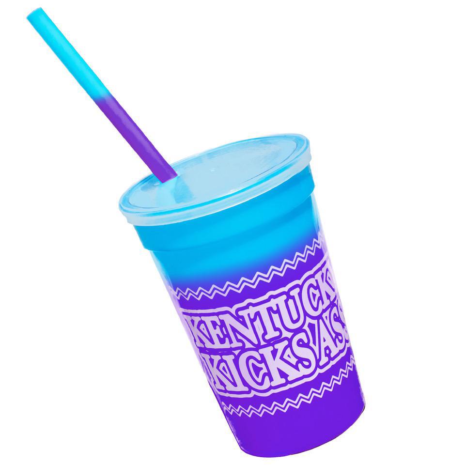 Color Changing Kentucky Kicks Ass Cup