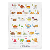 ABCs of Southern Food Tea Towel