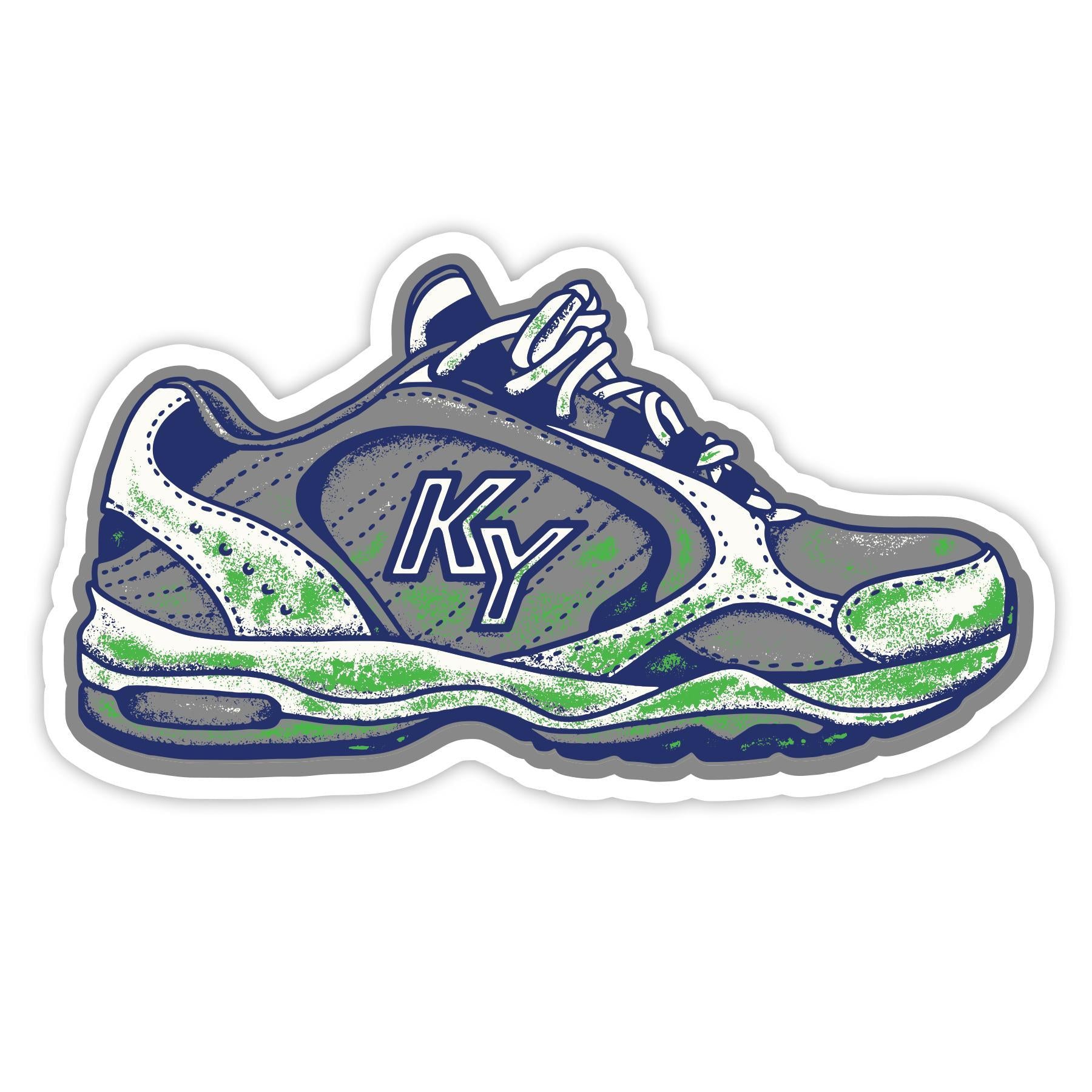 Cuttin' Grass Sticker-Stickers-KY for KY Store