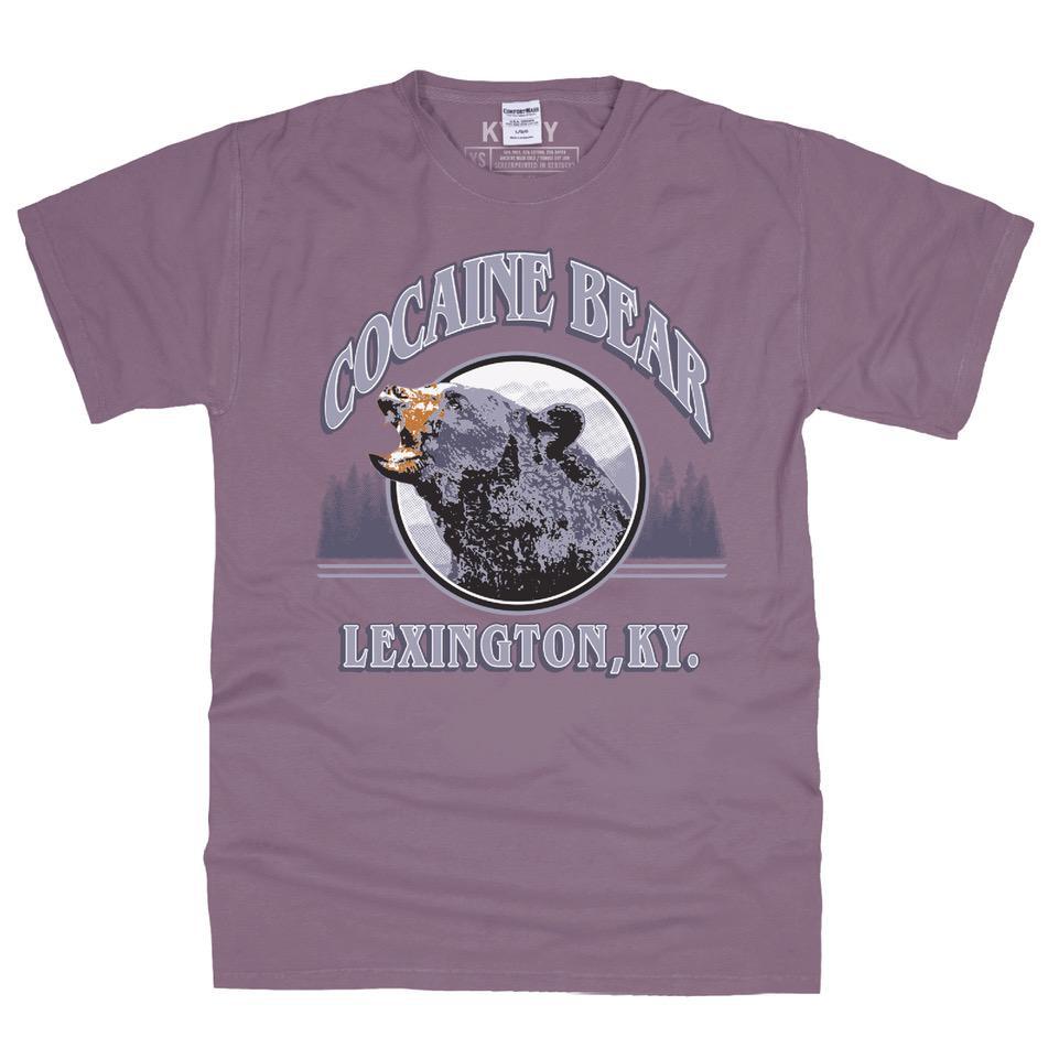 Souvenir Cocaine Bear T-Shirt (Wine)