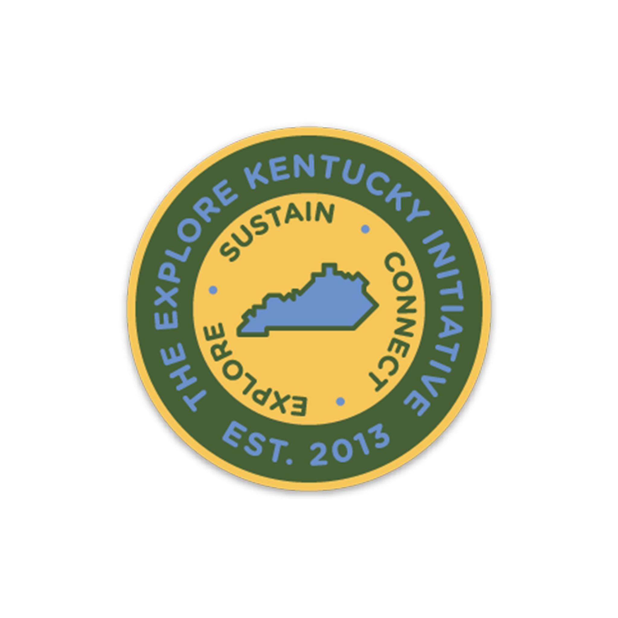 Explore Kentucky Troop Patch Sticker (State Park Green)-Stickers-KY for KY Store