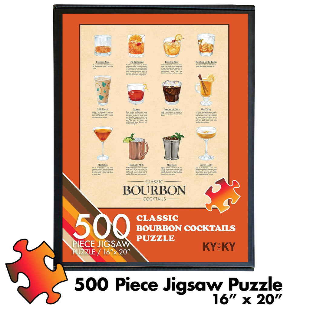 Classic Bourbon Cocktails Puzzle