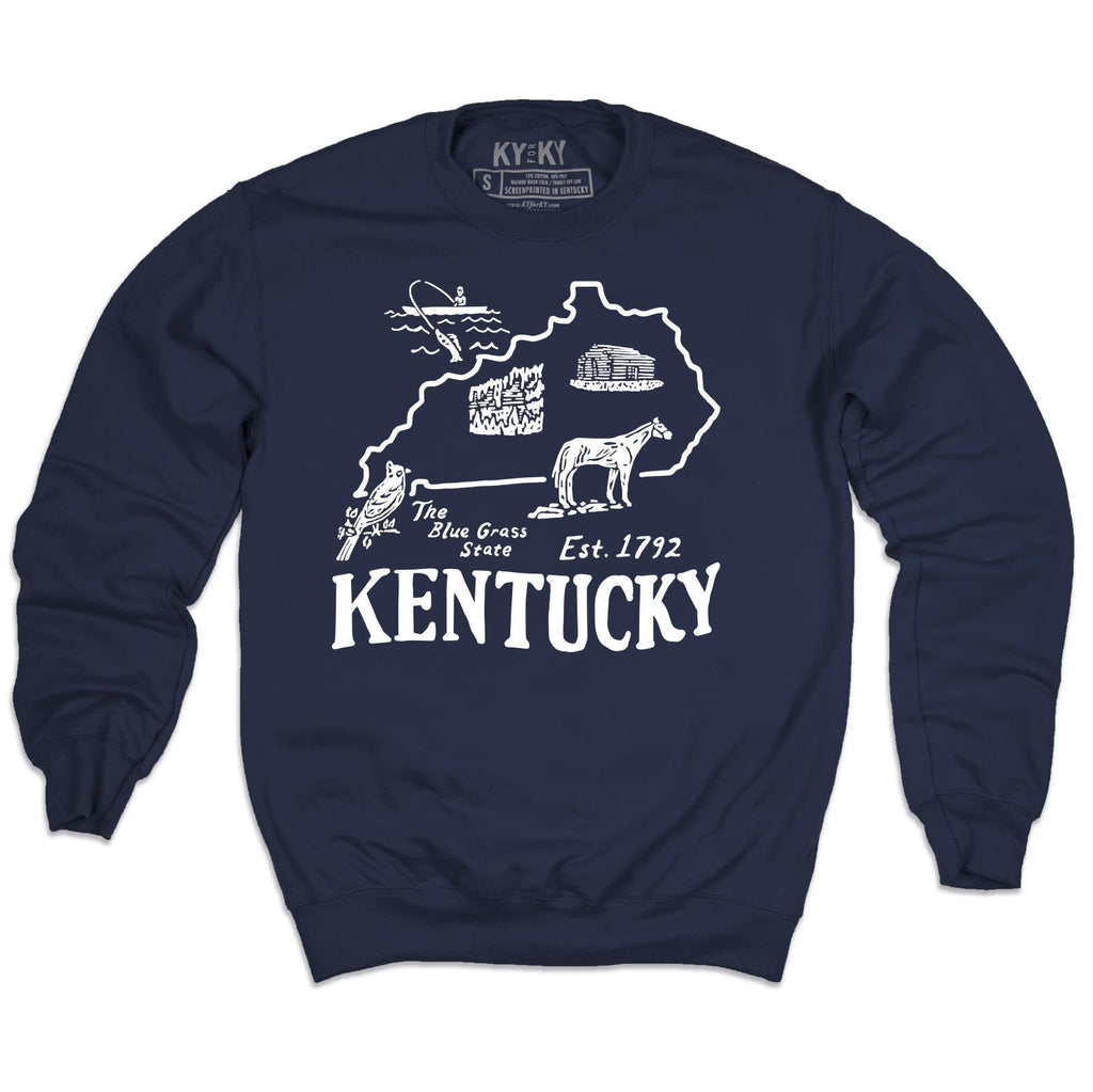 Kentucky Pennant Sweatshirt-Sweatshirt-KY for KY Store