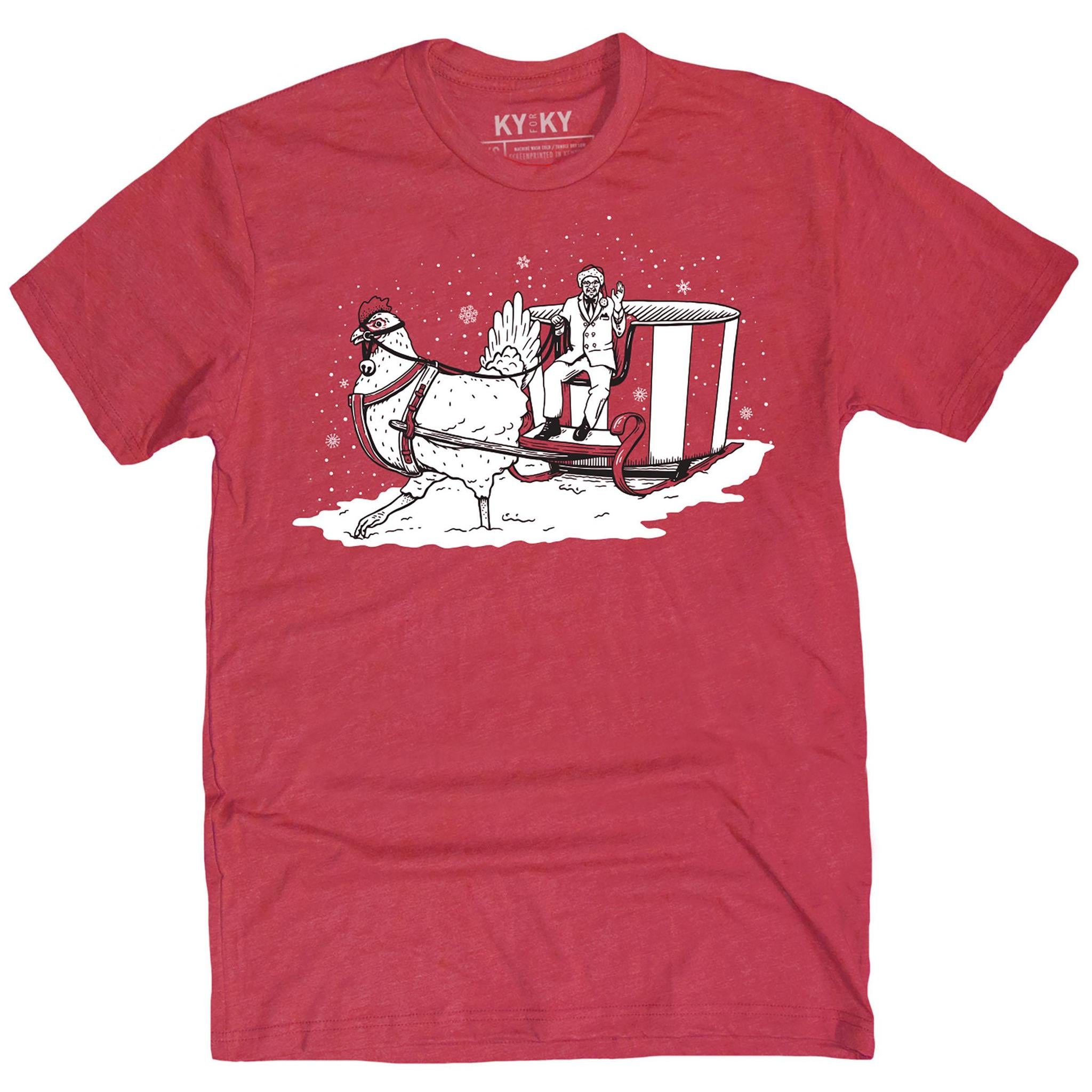 Merry Cluckmas T-Shirt-T-Shirt-KY for KY Store