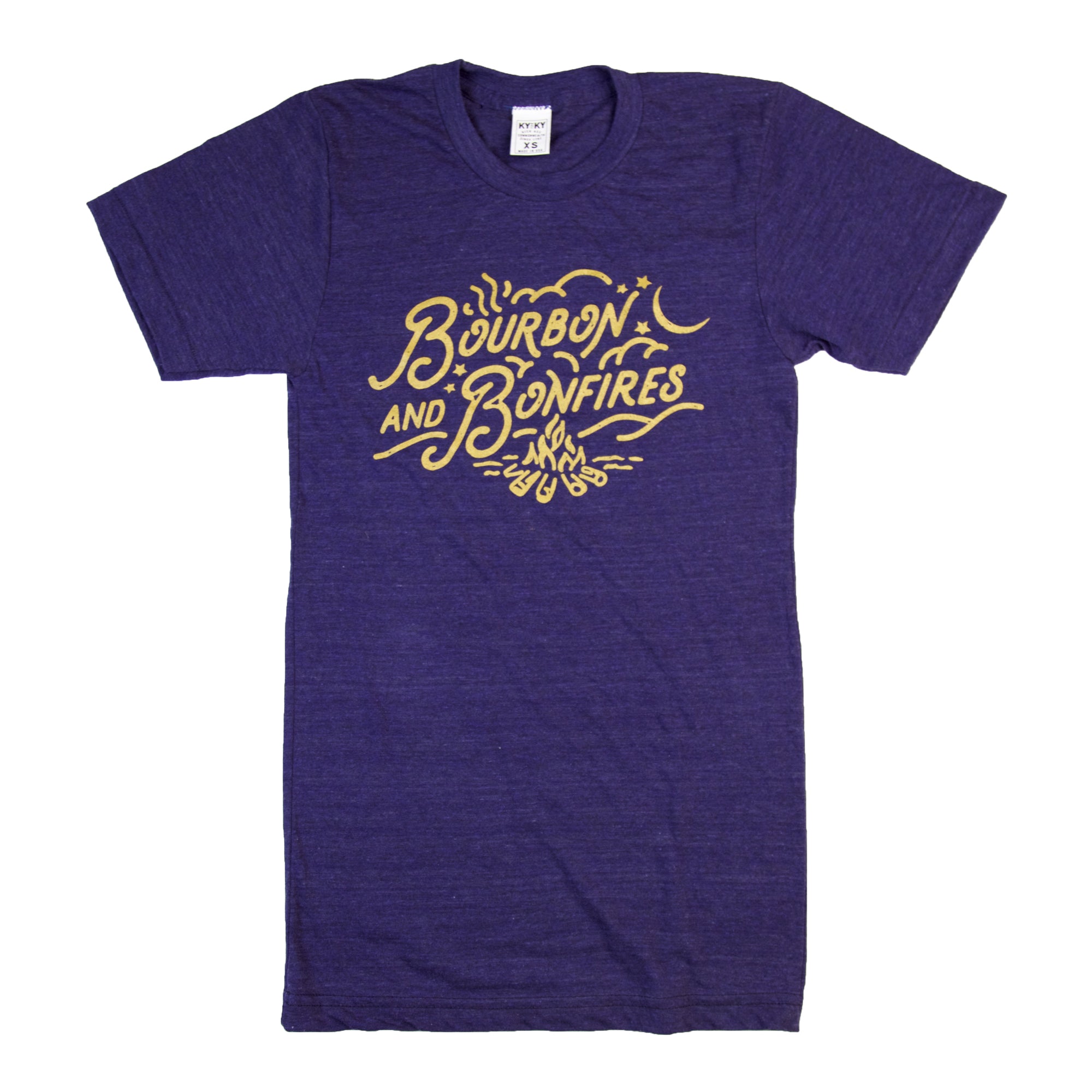 Bourbon and Bonfires T-Shirt-T-Shirt-KY for KY Store