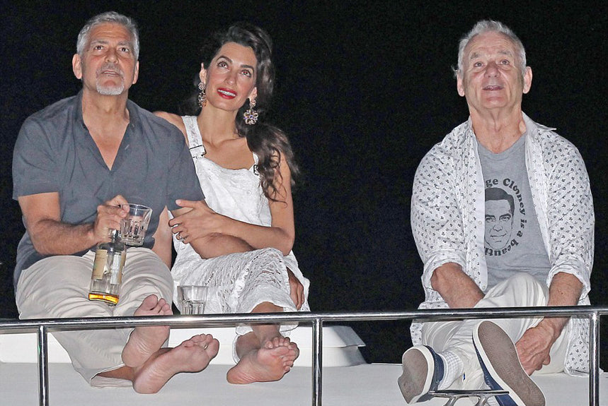 Bill Murray Shows His Love With Our "George Clooney" Shirt!