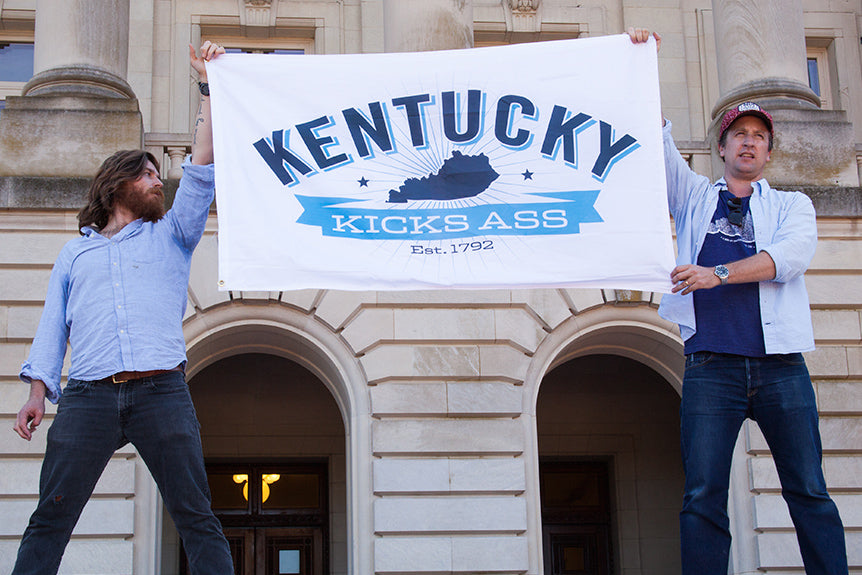 Kentucky Kicks Ass Flags <br>Are Back