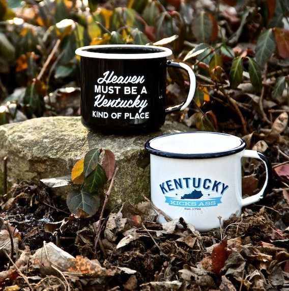 Enamel Steel Mugs For Proud Kentuckians