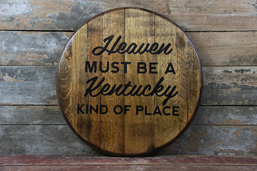Kentucky Bourbon Barrelheads For Proud Kentuckians
