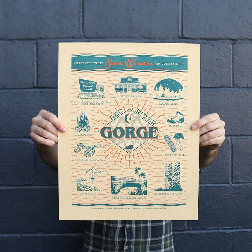 New ‘Red River Gorge’ Prints By Hound Dog Press!