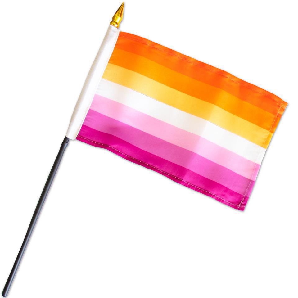 Lesbian Pride Flag (4" x 6")