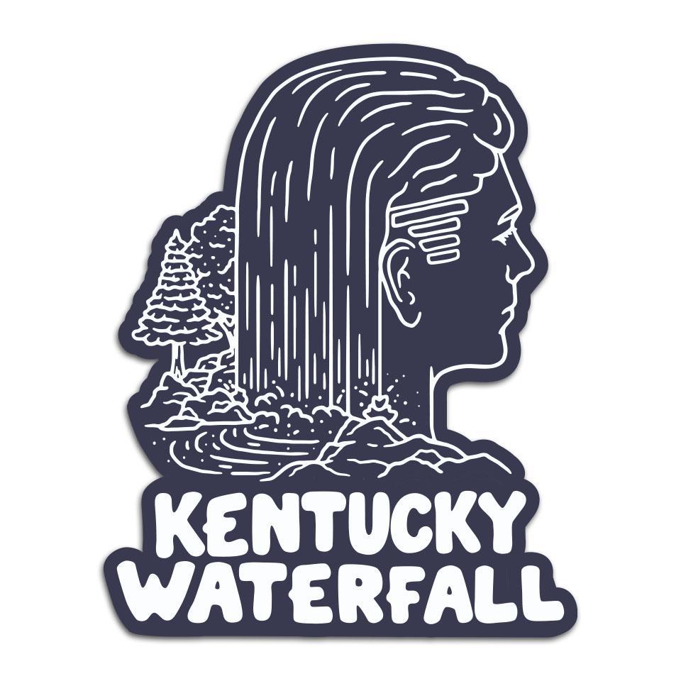 KY Waterfall Sticker