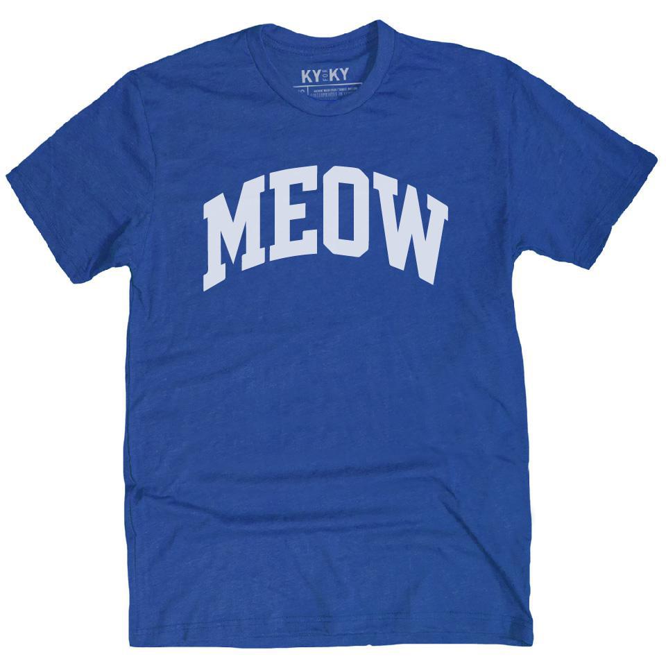 Meow T-Shirt (Royal)