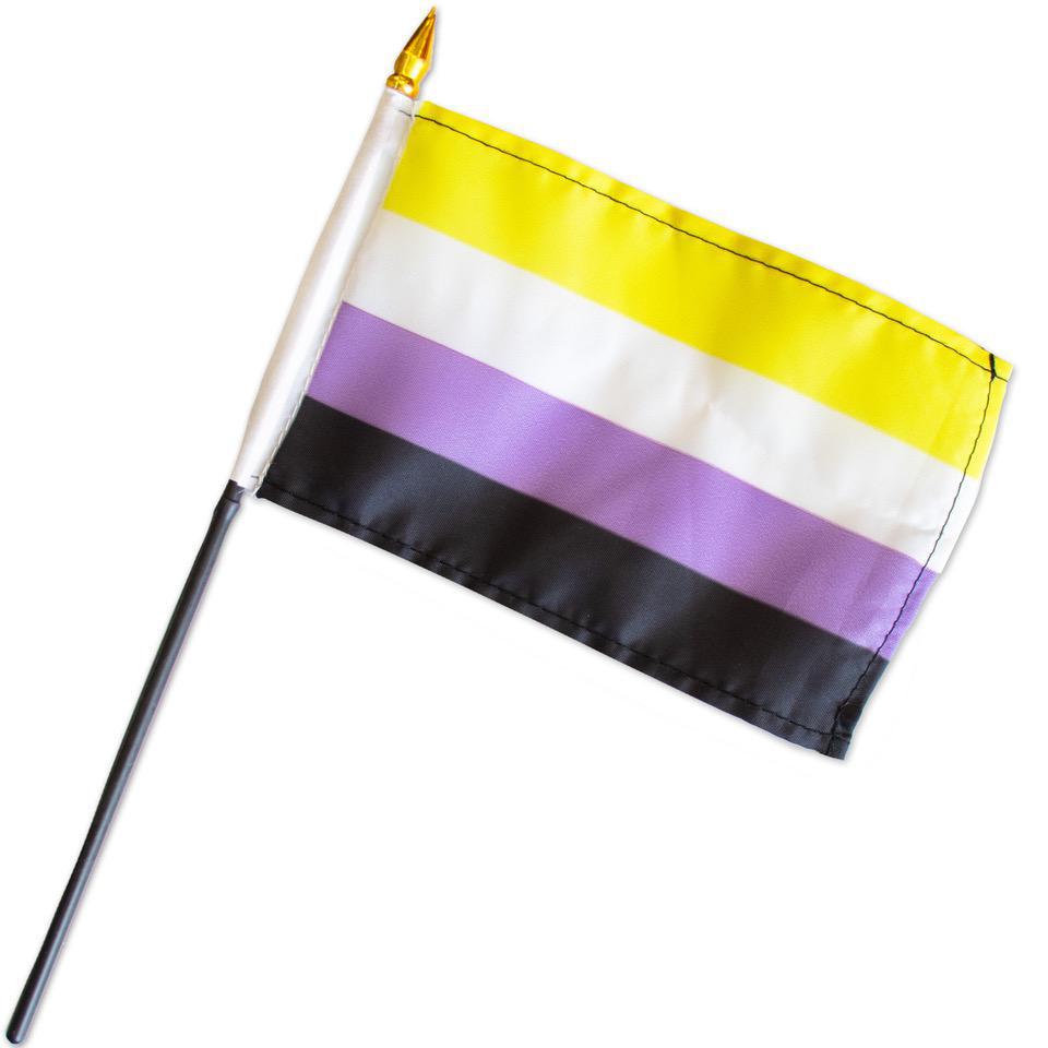 Non-Binary Pride Flag (4" x 6")