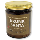 Drunk Santa Candle