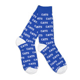 CATS Socks (Blue and White)