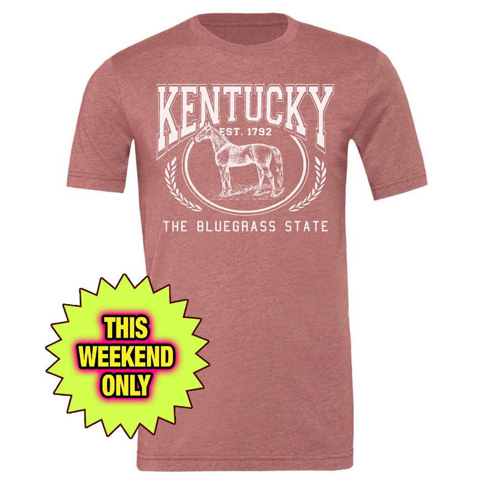 *Limited Release* The Bluegrass State T-Shirt (Mauve)