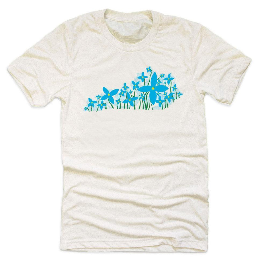 Azure Bluet KY Shape T-Shirt