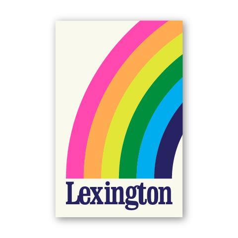 The Lexington Rainbow Print