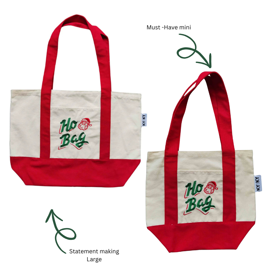 Ho Bag Embroidered Mini Tote