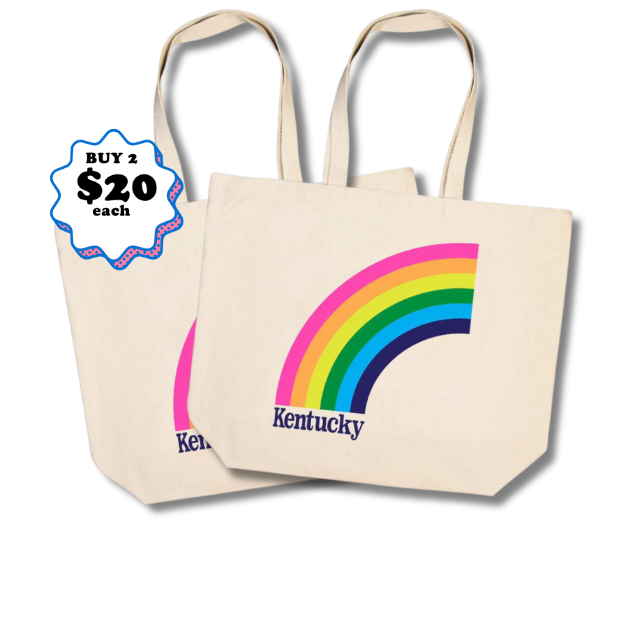 Kentucky Rainbow Tote 2 x