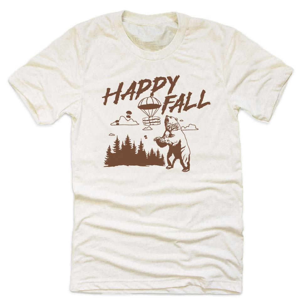 Cocaine Bear Happy Fall T-Shirt