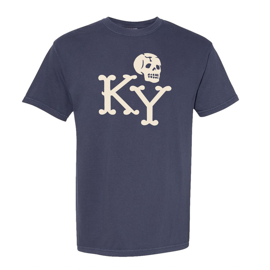 KY Skull Graphic T-Shirt (Navy)